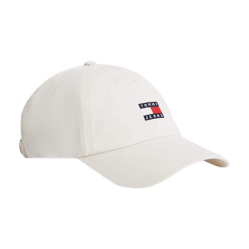 Tommy Hilfiger Heritage Logo Baseball Cap - Ivory