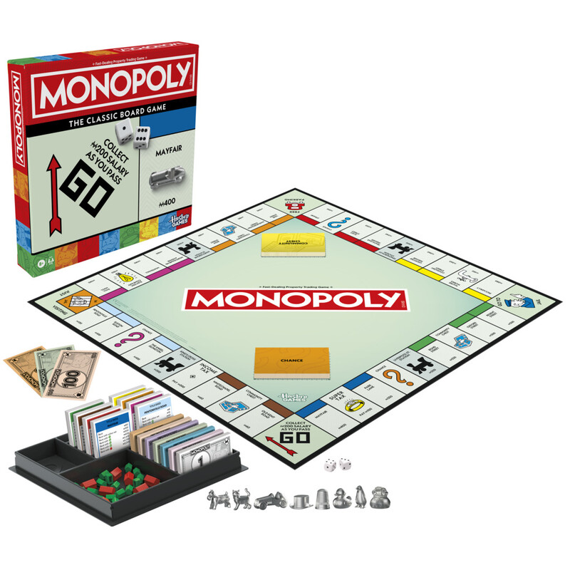 Monopoly Classic Board Game: The Fast-Dealing Property Trading Game for Family and Friends Fun Night