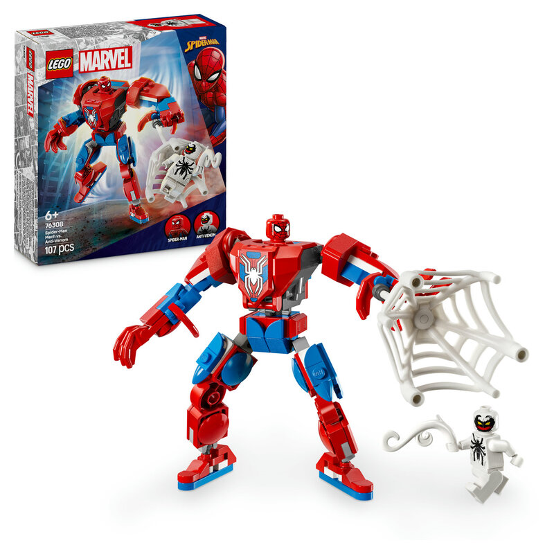 LEGO Marvel Le robot de Spider-Man contre Anti-Venom 76308 - vue 9