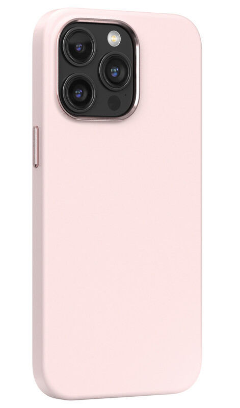 Nature Series Magnetic Silicone Phone Case - iPhone15 Plus - Pink