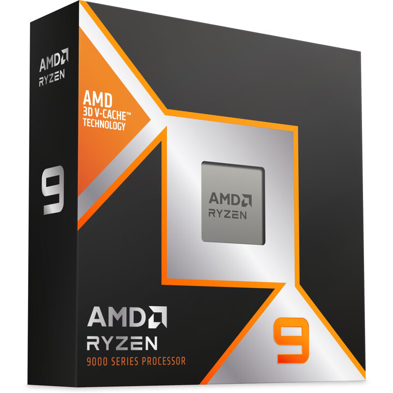 AMD CPU Ryzen 9 9950 × 3D BOX | 100-100000719WOF | Prozessor 5,7 GHz AM5 16C/32T 170 W 144 MB BOX