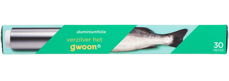G'woon aluminiumfolie 30M