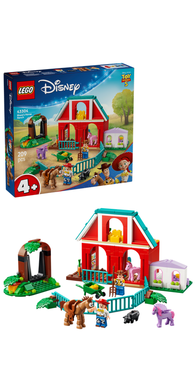 Disney Pixar Toy Story 43304 Woody & Jessie Barn & Wagon