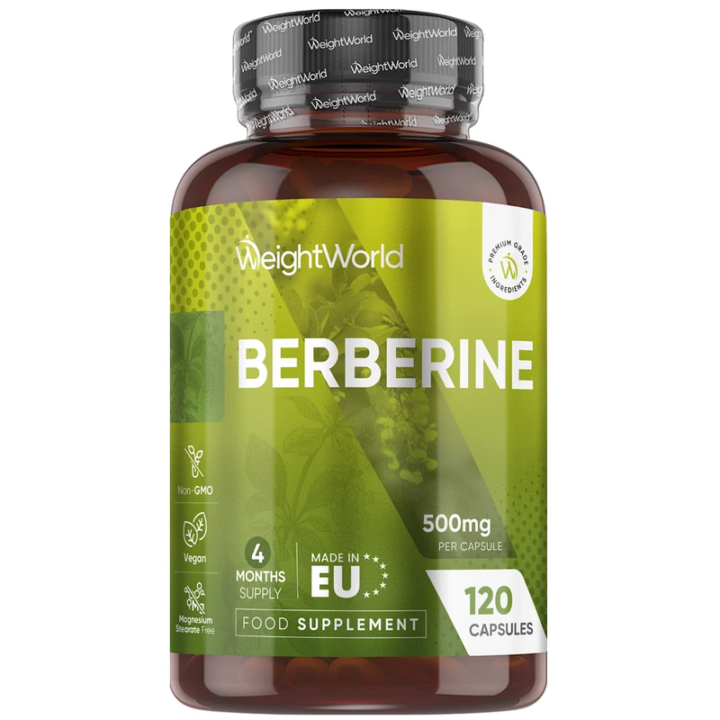 WeightWorld Berbérine pure en gélules 500 mg - 120 gélules