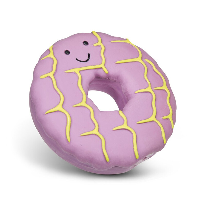 Iced Ring Biscuit Latex Dog Toy