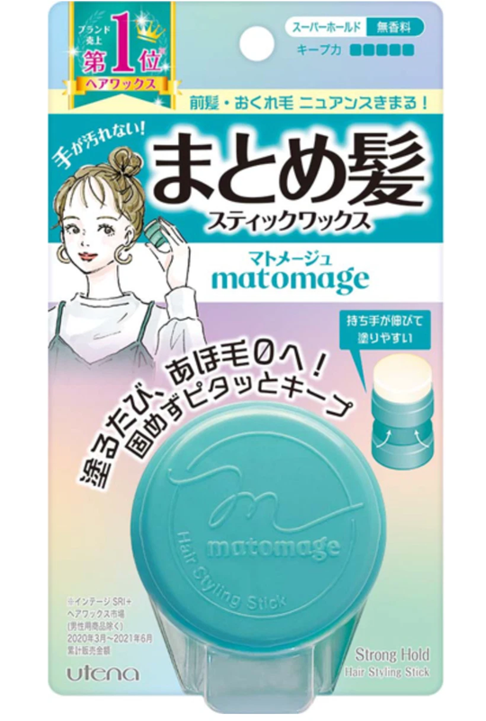 Utena 13g Matomage Haarstyling-Stick starker Halt Tsubaki-Kamelienöl