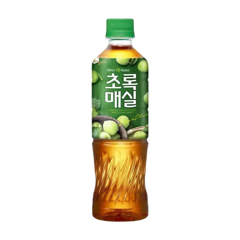Woongjin Green Plum Drink 500ml – Korea's No. 1 Best-Selling Plum Juice – Traditional Digestive Health Beverage – Refreshing Fruit Iced Tea – Official Woongjin Distribution