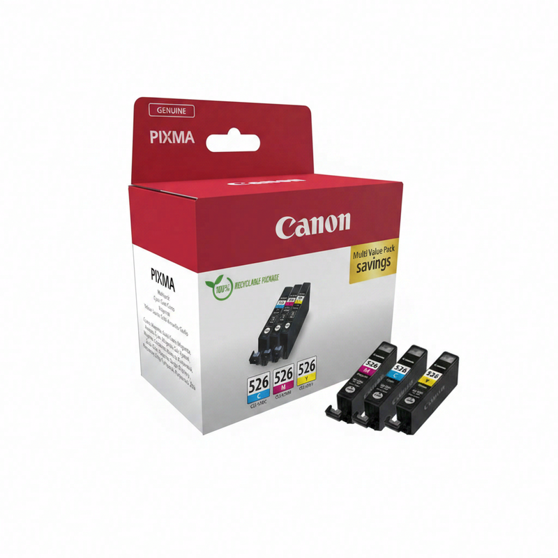 Canon 4541B018 inktcartridge 3 stuks origineel cyaan, magenta, geel