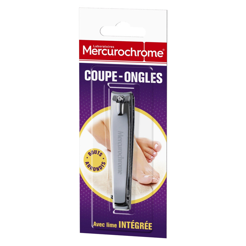Coupe ongles Acier Inoxydable Coupe Précise Intégrée Mercurochrome Le Coupe ongles