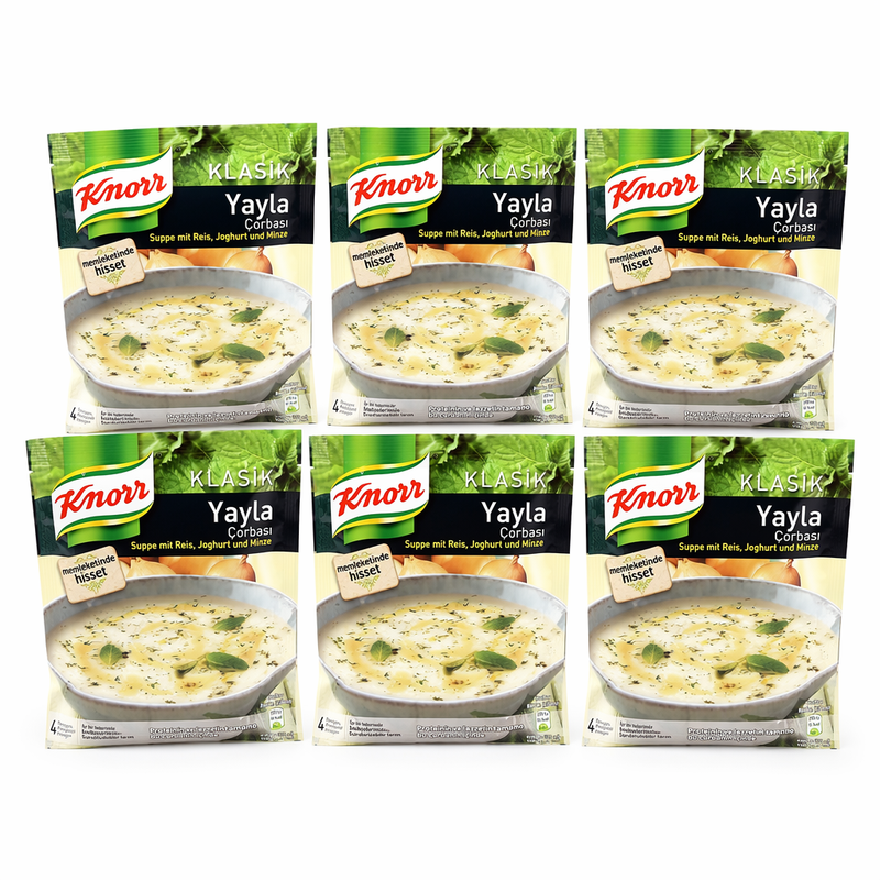 knorr Turkse soep met rijst, yoghurt en munt (Yayla Corbasi) - 74 g x 6