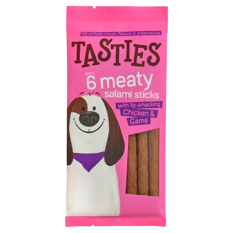 Meaty Salami Sticks With Chicken & Game 55g