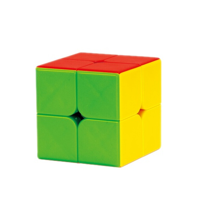2x2 Speed Cube Puzzle， Solid Color FINISH， 5.0CM Compact Size for Beginners