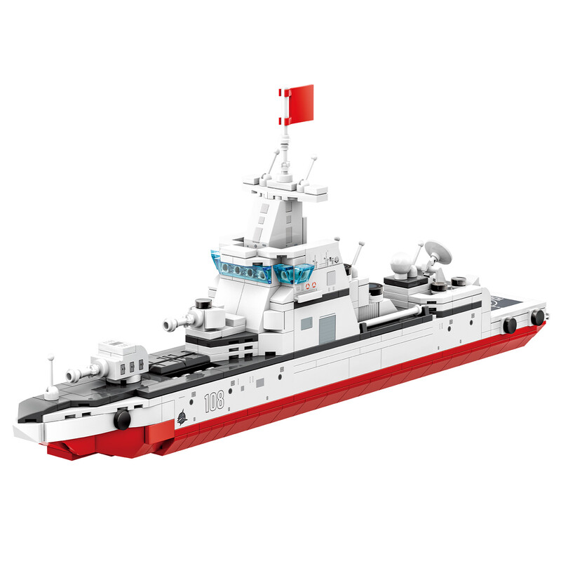 Wange Type 055 Destroyer 364 Pcs Building Blocks Set For Hobby Builders