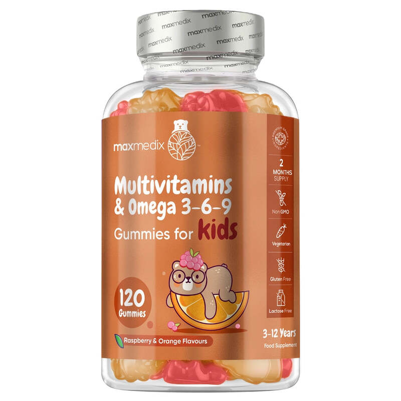 maxmedix Multivitamin-Gummibärchen für Kinder, 120 Stück