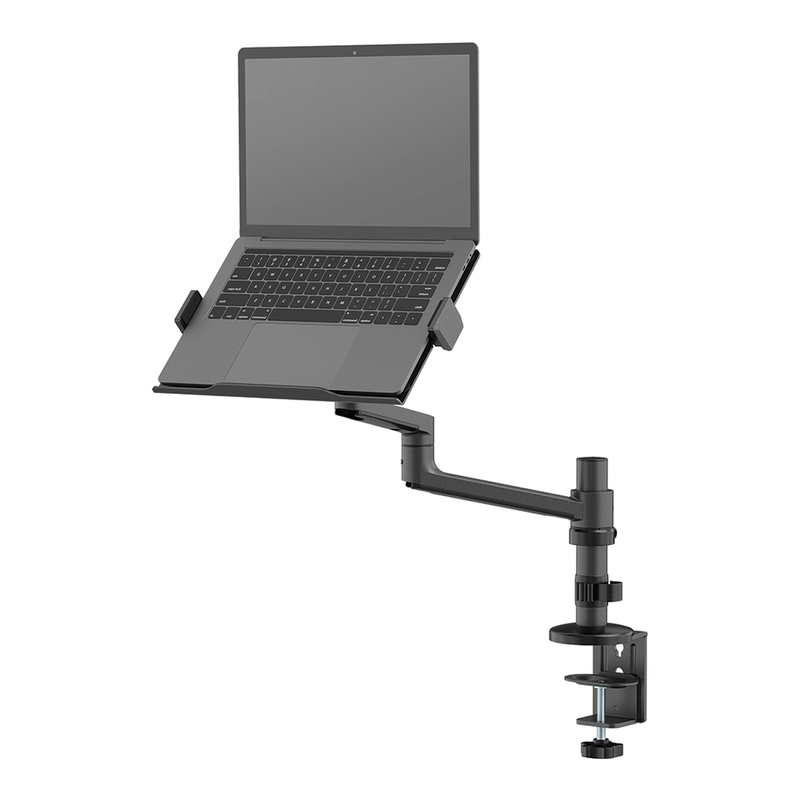 Neomounts DS20-425BL1 Laptophouder monitorarm 11.6-17.3" - ruimtebesparend