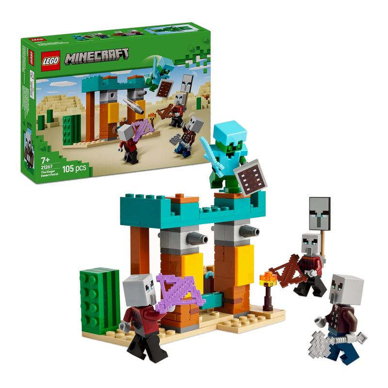 LEGO Minecraft La Patrouille d'Illageois du Désert 21267 - vue 9