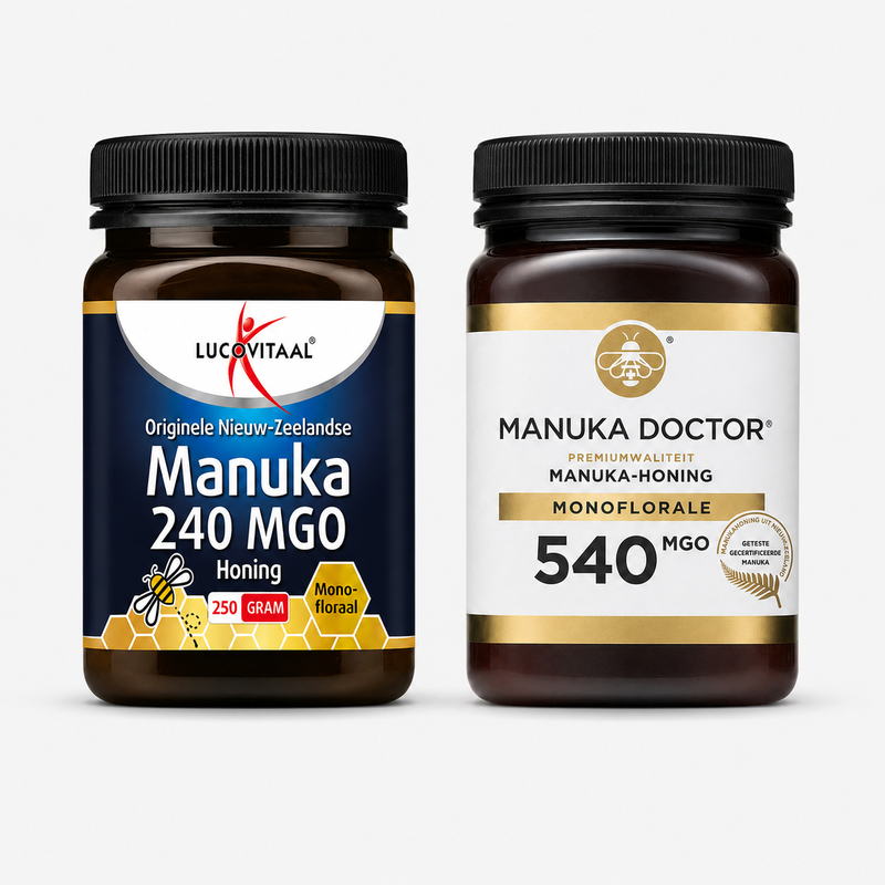 Manuka honing duo, MGO 240 en MGO 540