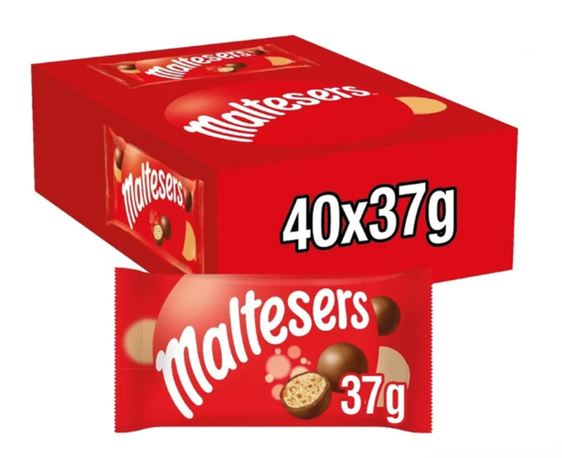 Maltesers Milk Chocolate & Honeycomb Snack Bag 37g x 40