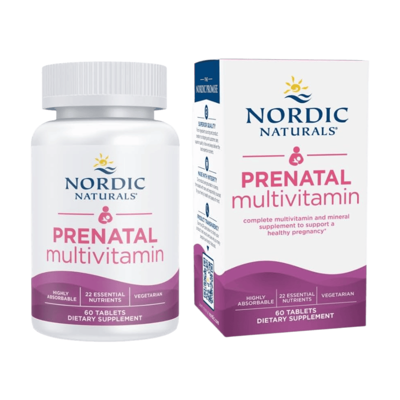 Nordic Naturals Multivitamin Daily Wellness Support Prenatal Tablets - 60 Tablets
