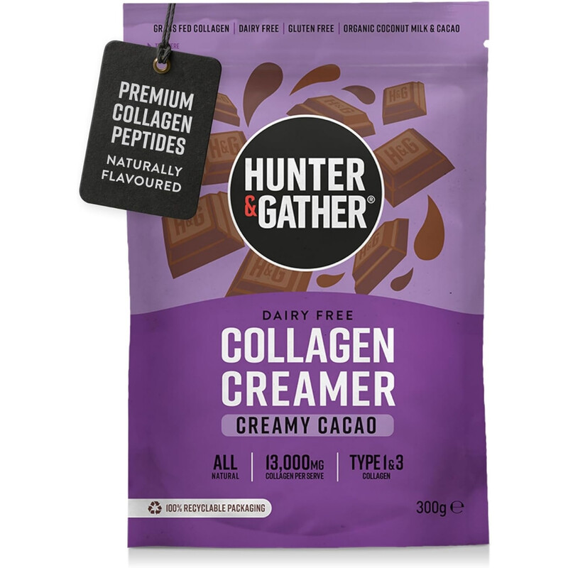 Hunter & Gather Cacao Collagen Beauty Support Creamer Flavour - 300G