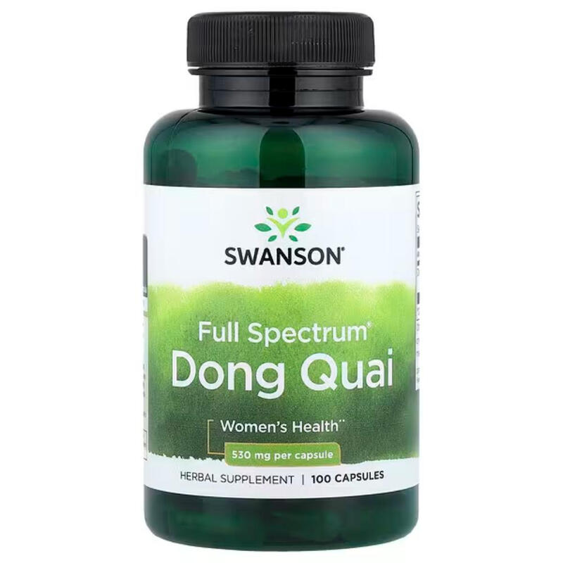Swanson Full Spectrum Dong Quai Womens Health 530mg Daily Wellness Support Capsules - 100 Capsules
