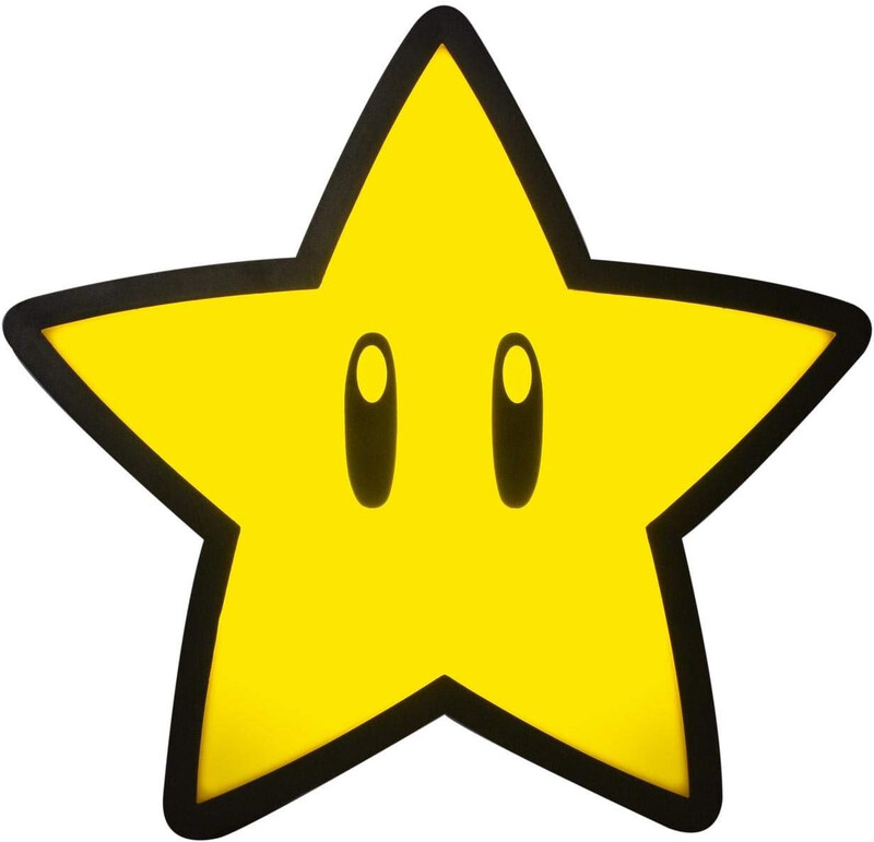 Paladone Super Mario Ster Lamp - Geel, 25,4 cm