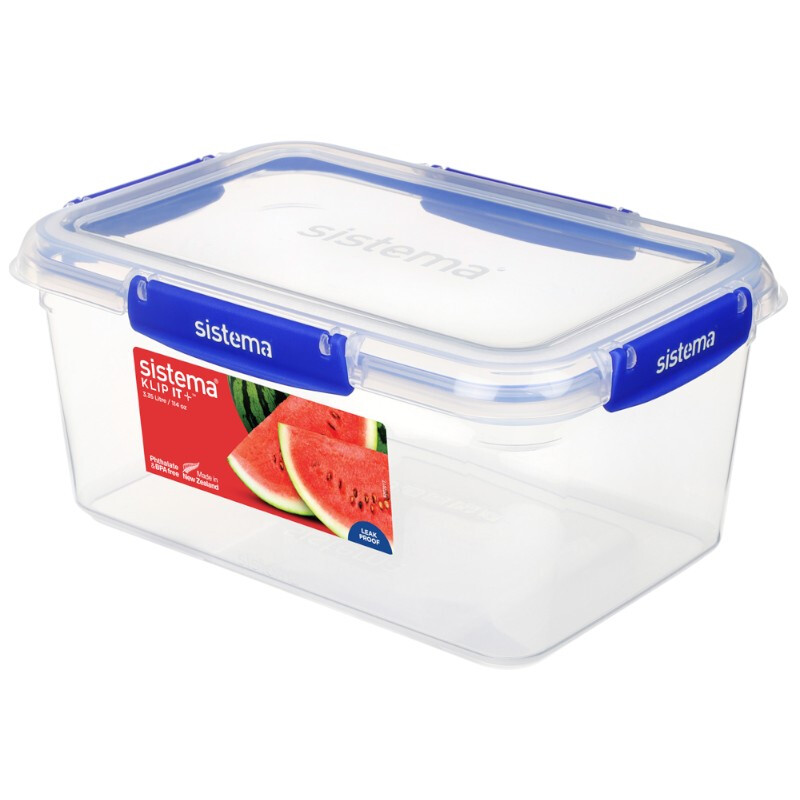 Klip It Plus 3.35L Rectangle Container