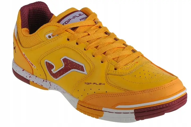 JOMA Chaussures de futsal Top Flex intérieures Jaune/Rouge 40