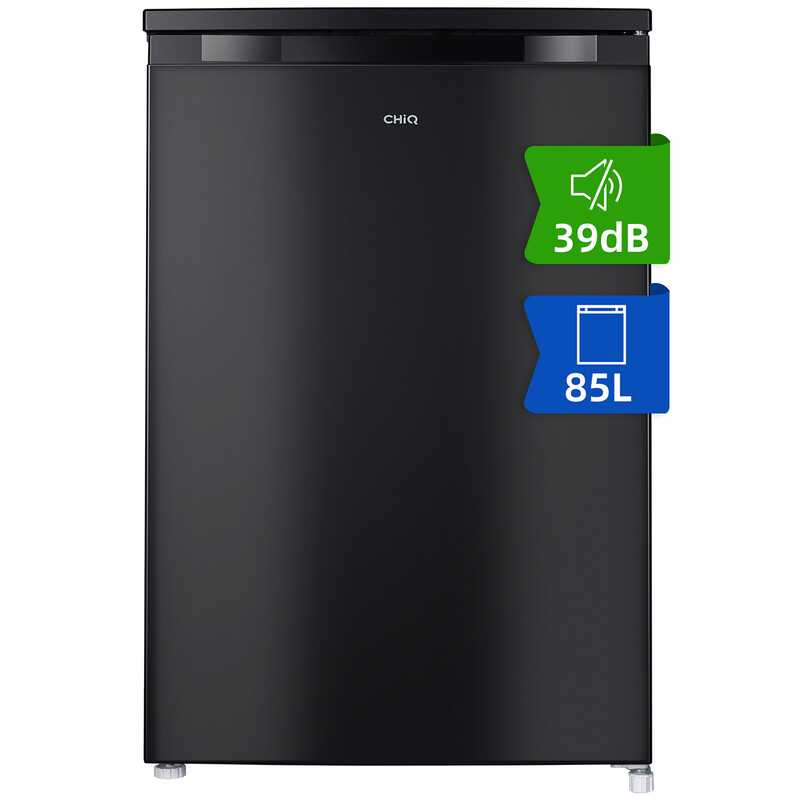 CSD90D4DU 55cm Wide 86L Under Counter Freezer - Black - D Rated