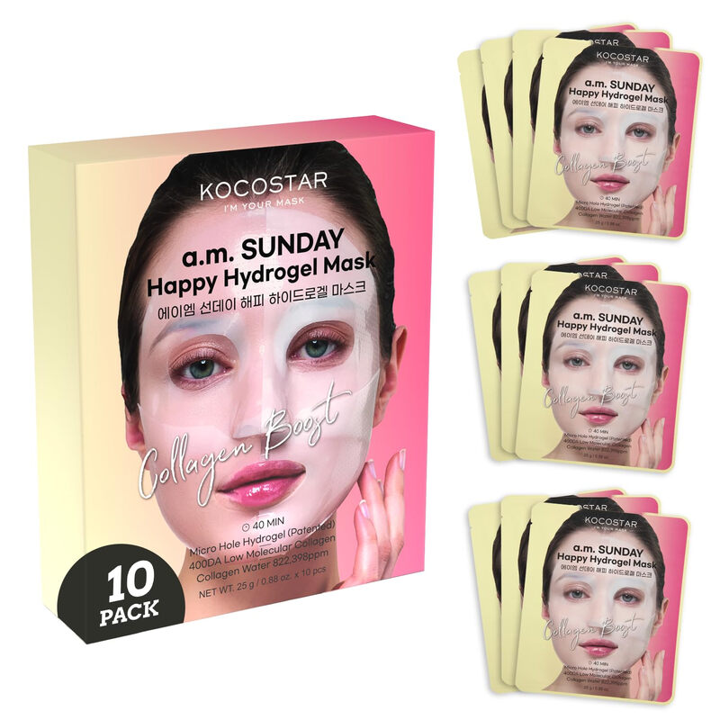 KOCOSTAR A.M Sunday Happy Mask Hydrogel-Gesichtsmaske 25g