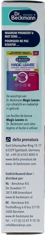 Dr. Beckmann Textiel Anti-Kleurdoorloop Doekjes 24 stuks