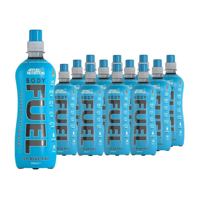 Body Fuel Electrolyte Drink Hydration Icy Blue Raspberry - 12 x 500 ml
