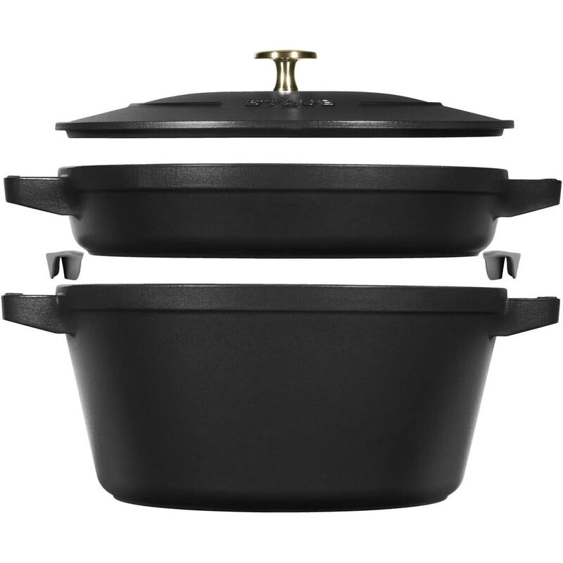 STAUB La Cocotte Kochtopf-Set, 2-teilig, schwarz