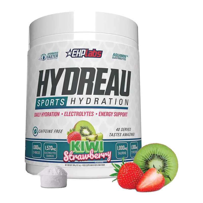 EHPlabs Hydreau Hydration Powder Kiwi Strawberry Flavour - 40 Servings