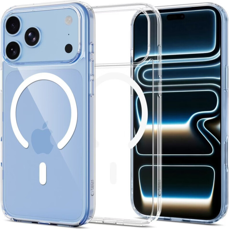 Tech-Protect FlexAir Hybrid MagSafe hoesje voor iPhone 17 Pro / 18 Pro - transparant