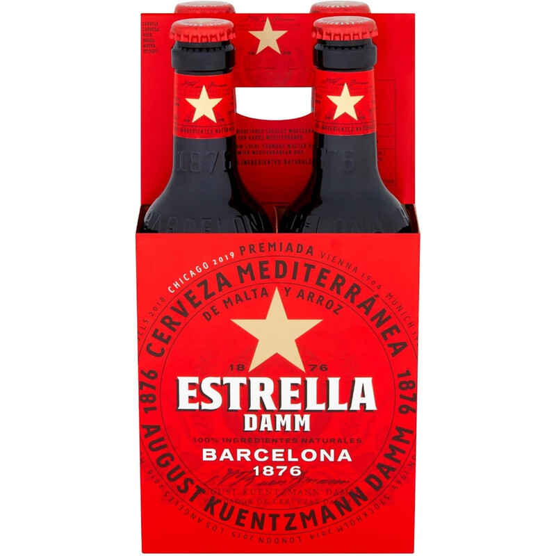 Estrella Damm 4Pk - 4.6% 4x330ml