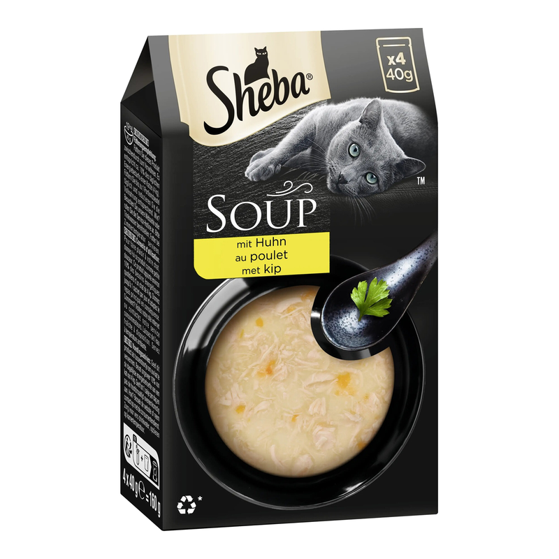 Sheba Suppe mit Huhn 160g Multipack