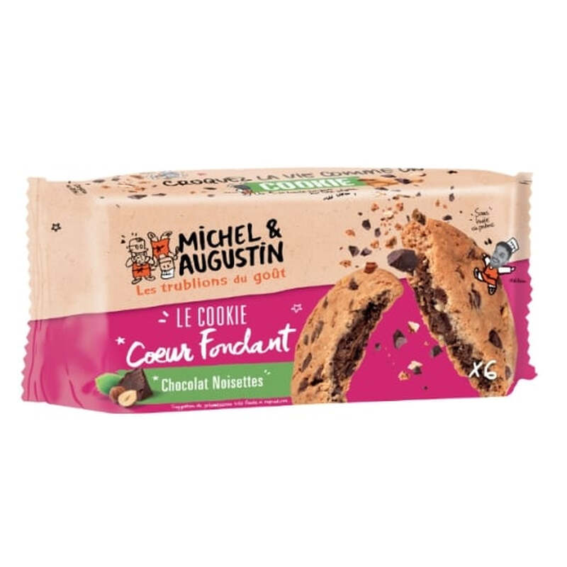 Cookies Noisettes Michel Et Augustin Le Paquet De 6 180 G