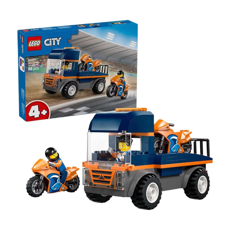 CITY 60491 Motorcycle Transporter