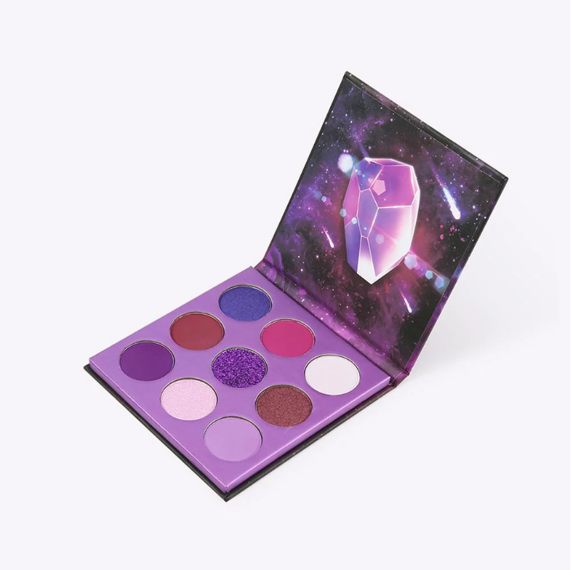 9-Color Gem Eyeshadow Palette - Purple