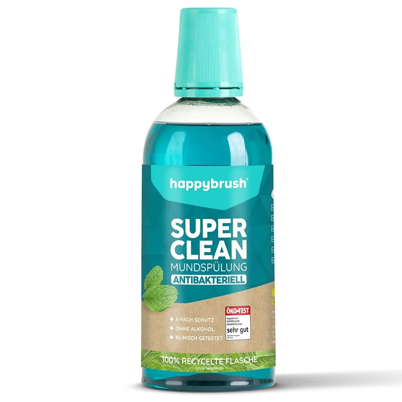 happybrush Mundspülung Super Clean, 500 ml