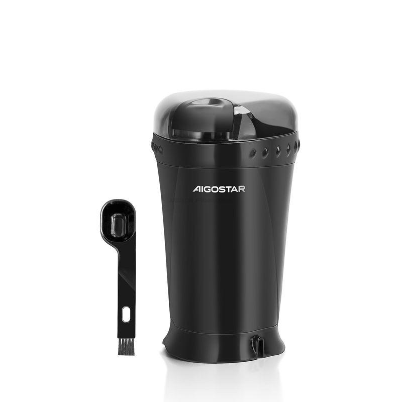 Aigostar CG-200 - Elektrische Kaffeemühle - 200 W/Edelstahlklinge/60 g Kapazität