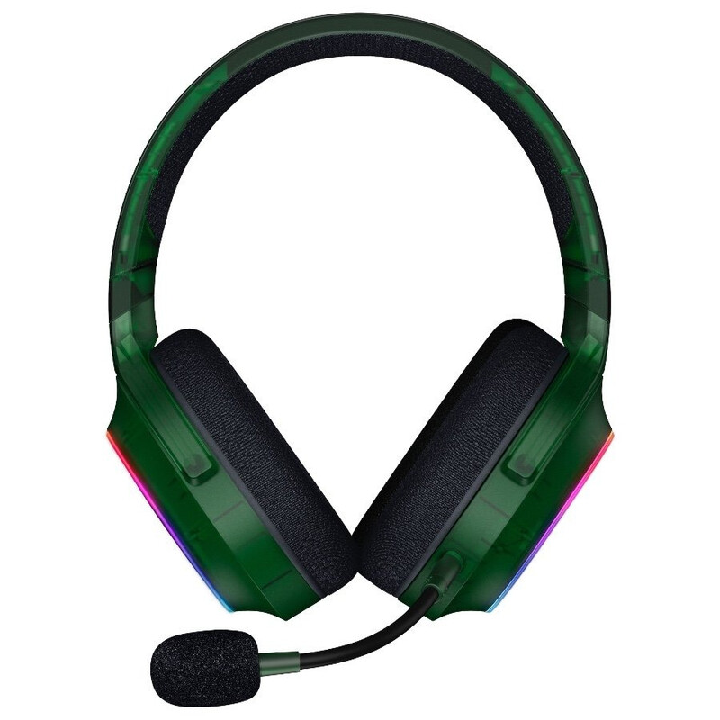 Razer Kabelloses Gaming-Headset – Barracuda X Chroma in der Phantom Green Edition mit RGB-Beleuchtung