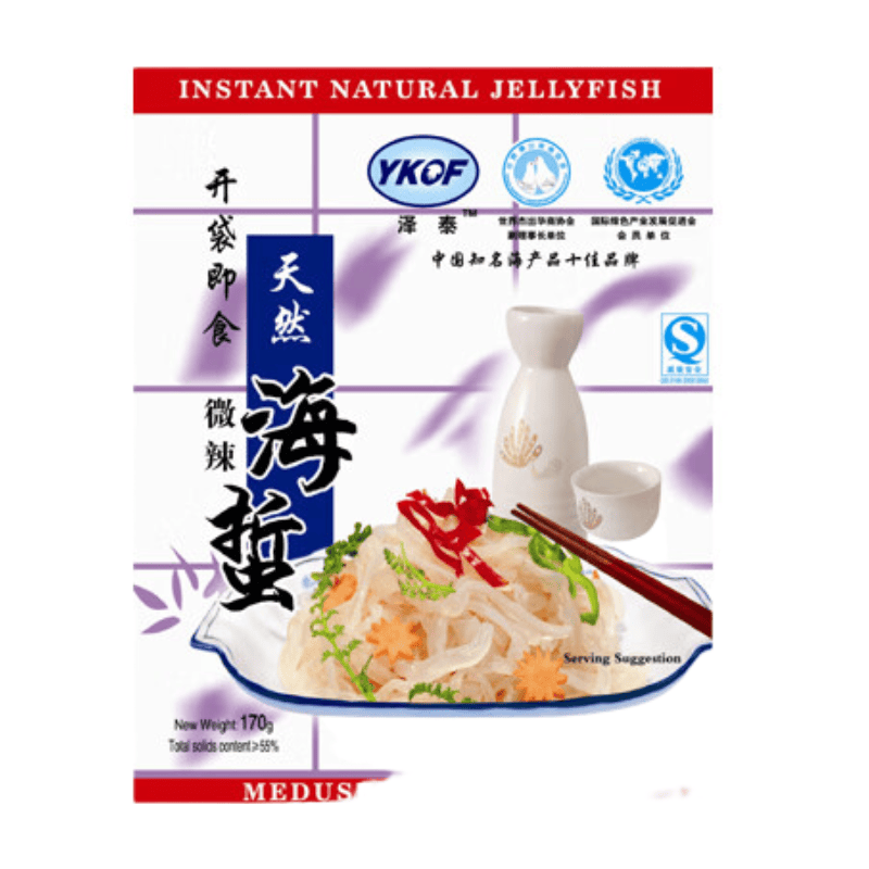 YKOF Instant Jellyfish Strips - Mildly Spicy 170g
