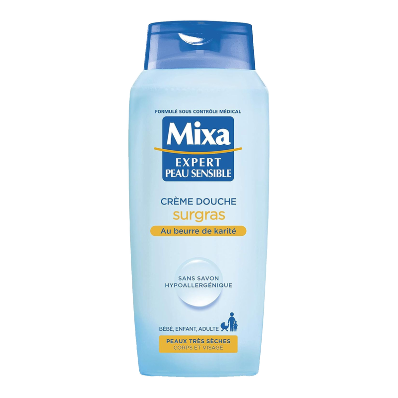 Mixa Expert Duschcreme für empfindliche Haut mit Sheabutter