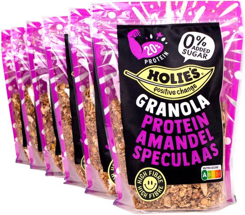 Holie's Granola Protein Amandel Speculaas - 6 x 350g