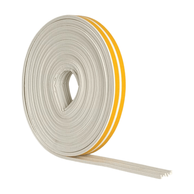 Stormguard Epdm Draught Proof "P" Profile 3-5Mm Gaps - 5 Meters - White