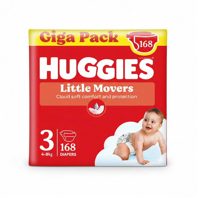 Huggies luiers maat 3, 168 stuks (3 x 56)