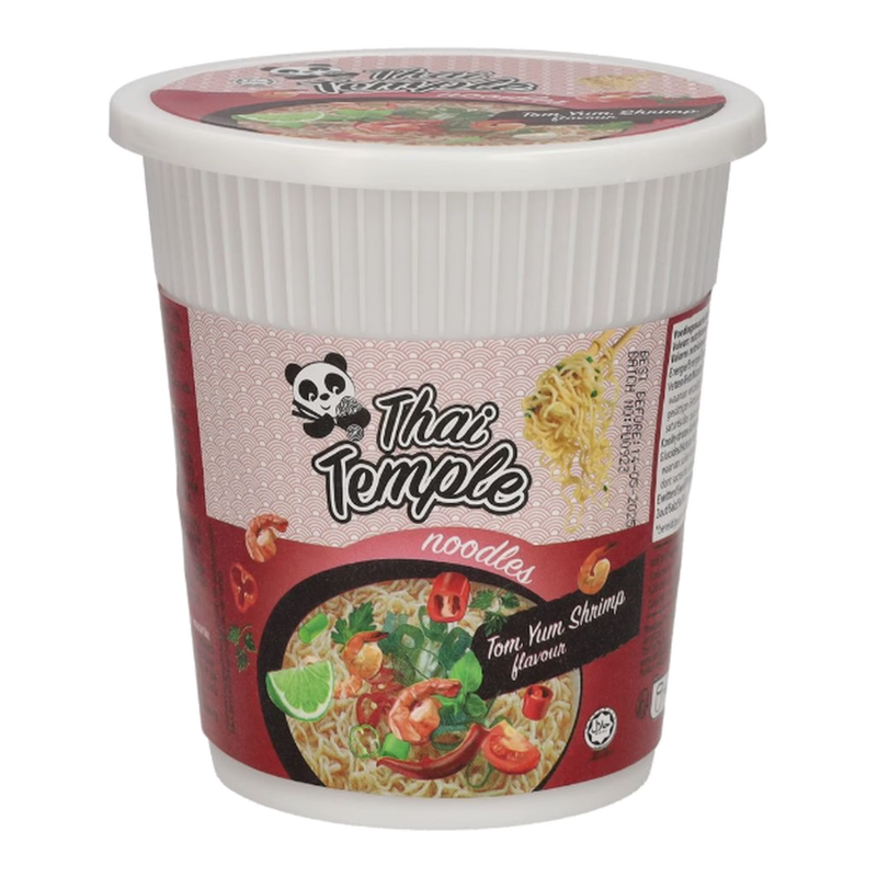 Thai Temple Panda Nudeln Tom Yum Garnelengeschmack Becher 60 g