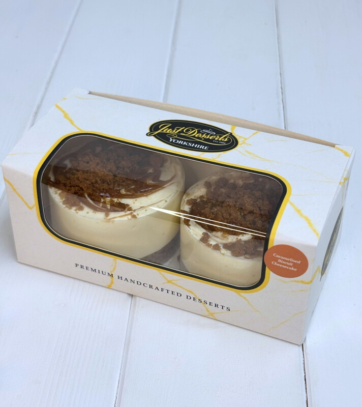 Just Desserts Caramelised Biscuit Cheesecake Twin Pack